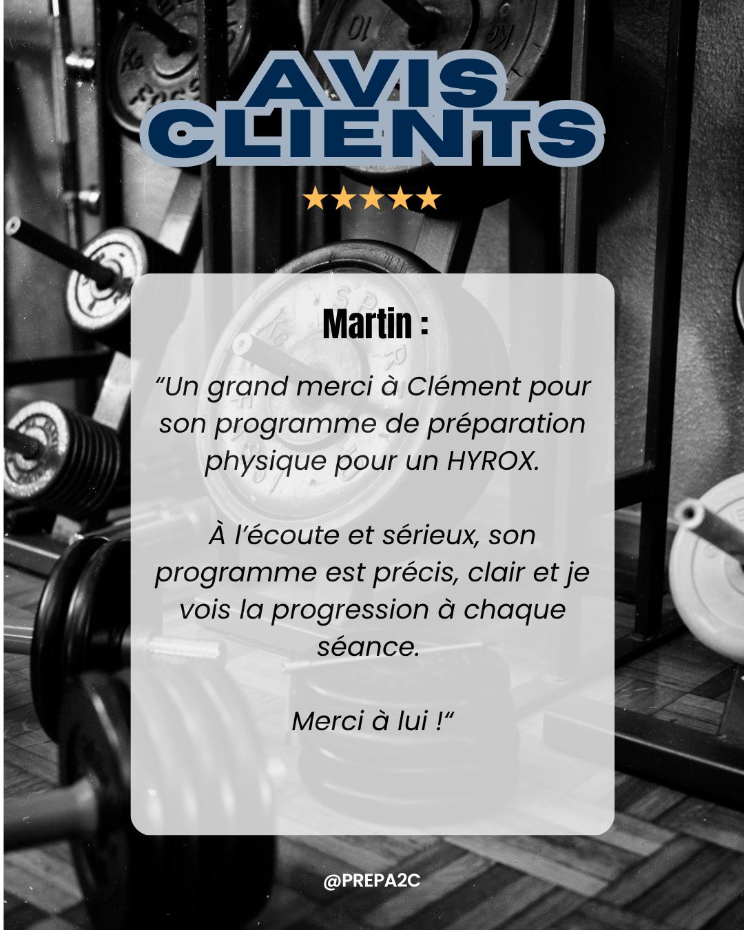 Avis client prépa2c