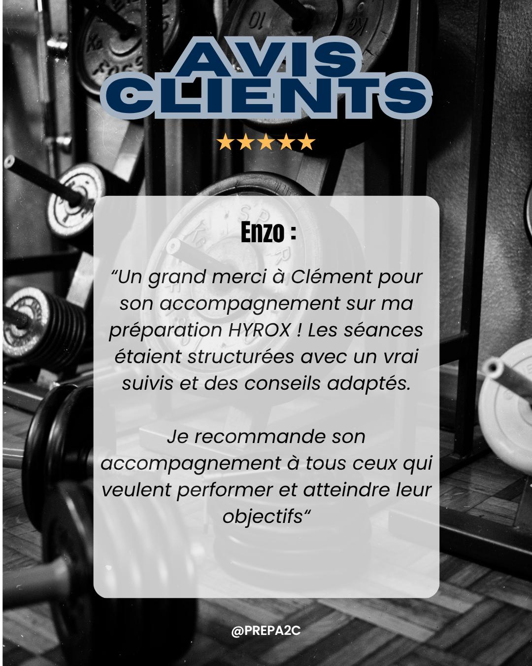Avis client prépa2c
