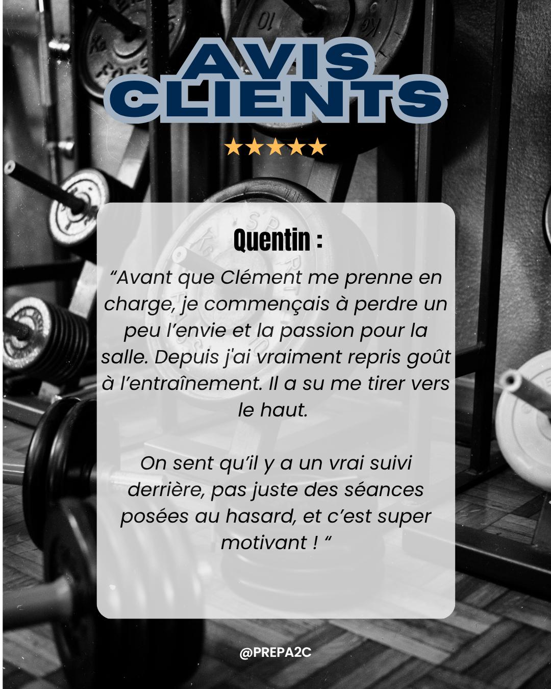 Avis client prépa2c